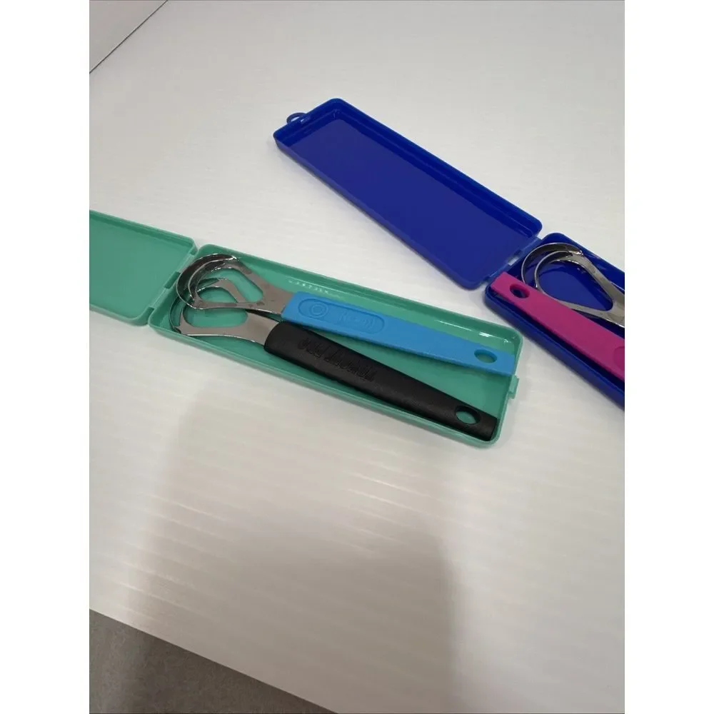 2 Pack Stainless Steel Tongue Scraper for Adults Metal‎ Tongue Cleaner, Mouth
